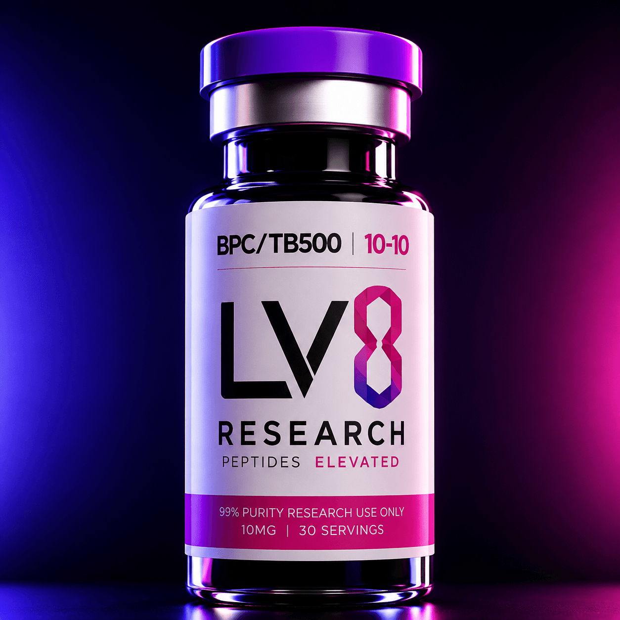 BPC-157 + TB-500 research vial — LV8