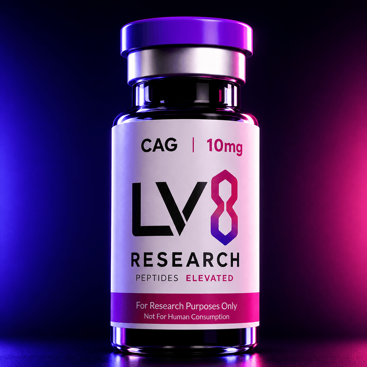 CAG research vial — LV8