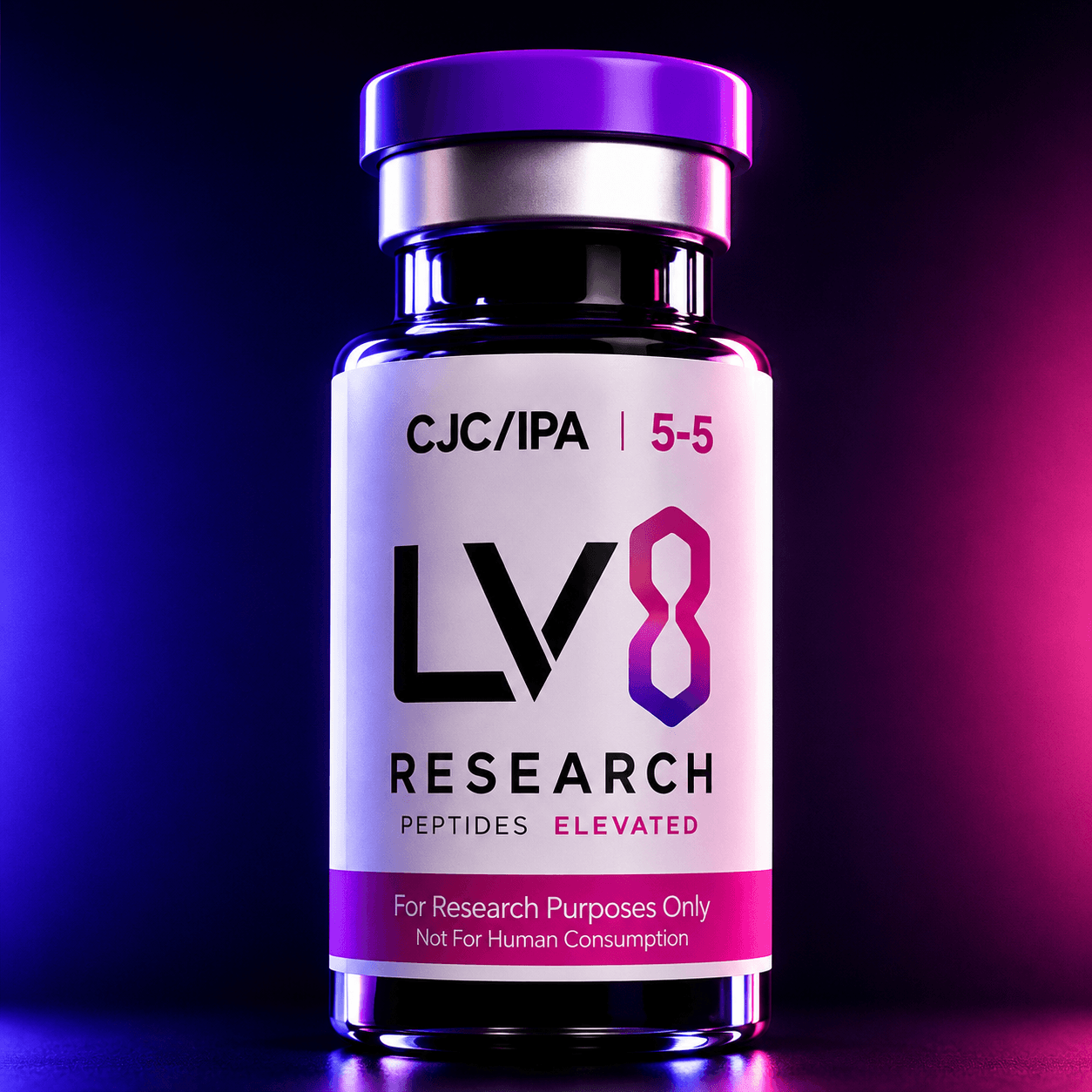 CJC / IPA research vial — LV8