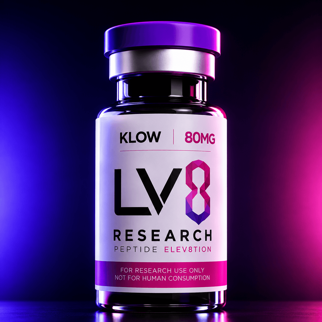 KLOW research vial — LV8